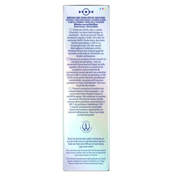 PROFILATTICO TRASPARENTE ULTRA SOTTILE 8 PEZZI DUREX