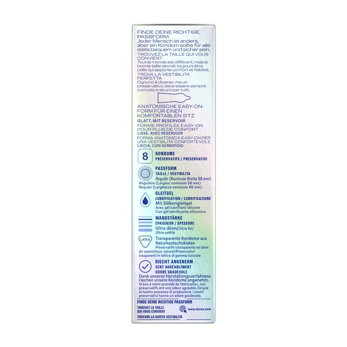 PROFILATTICO TRASPARENTE ULTRA SOTTILE 8 PEZZI...