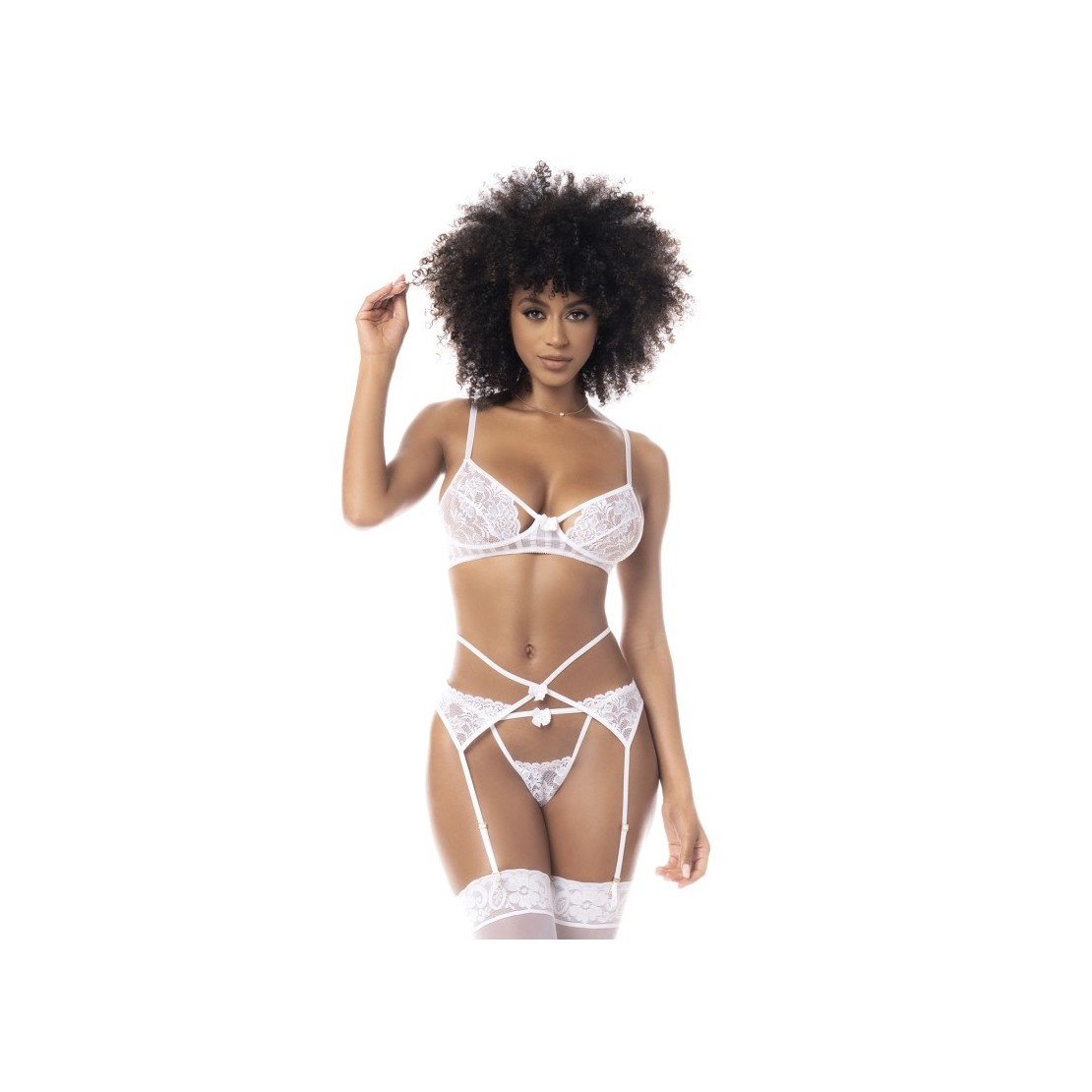 COMPLETO SEXY INTIMO PER DONNA MORBIDO CON...