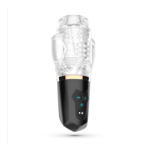 MASTURBATORE SEX TOY PER UOMO CON VIBRAZIONE E ASPIRAZIONE RICARICABILE USB QUASAR