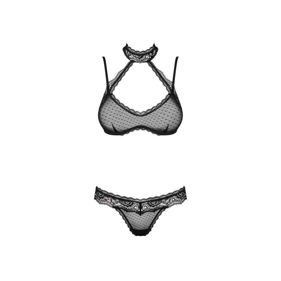 COMPLETO INTIMO SEXY CON PIZZO CLAUDUSIA OBSESSIVE