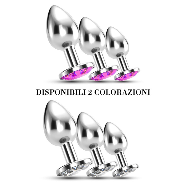 copy of SET 3 PEZZI PLUG ANALI VARIE DIMENSIONI IN...