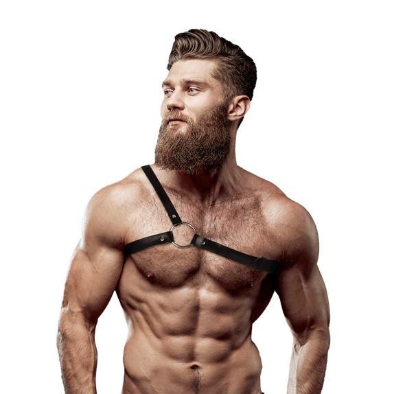 copy of HARNESS SEXY PER UOMO MONOSPALLA CON CINGHIA REGOLABILE E ANELLO