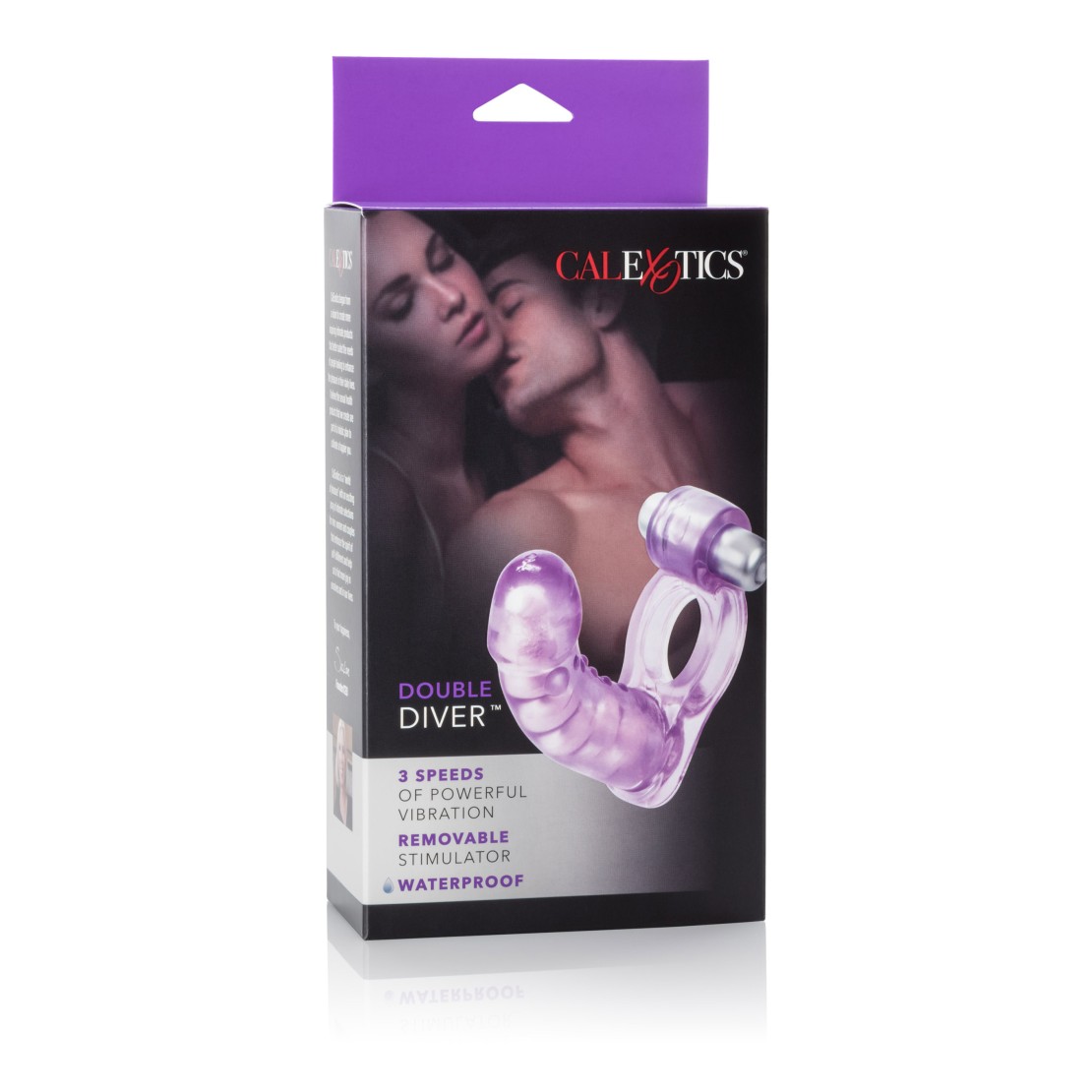 ANELLO SEXY VIBRANTE CON DILDO ANALE DOUBLE DIVER