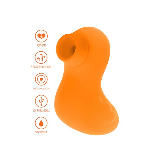 STIMOLATORE SUCCHIA CLITORIDE SEX TOY PER DONNA A FORMA DI PAPERELLA HAPPINESS TOYJOY