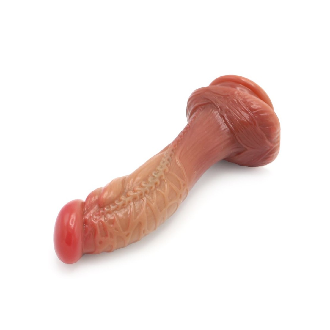FALLO DILDO CON VENTOSA E RILIEVI STIMOLANTI...