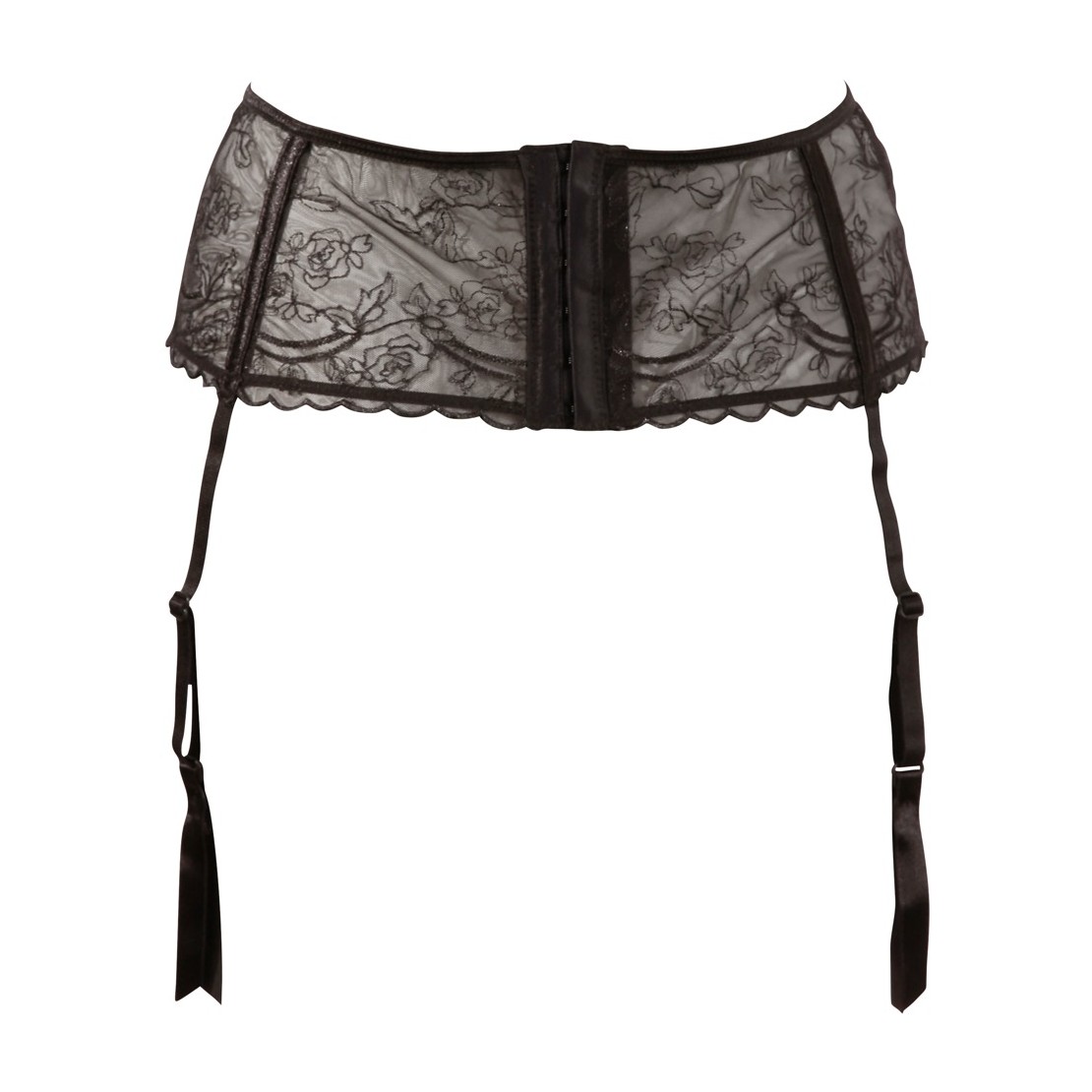 REGGICALZE IN PIZZO CON 4 LACCI