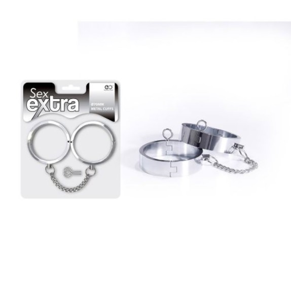 MANETTE SEXY IN METALLO PER GIOCHI BONDAGE SEX EXTRA