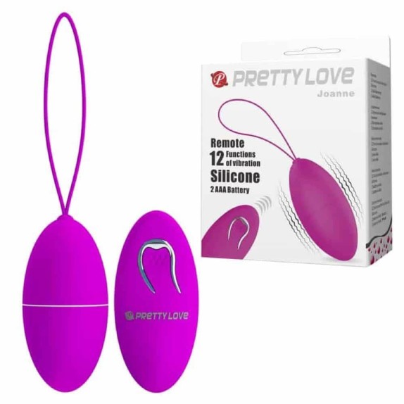 OVETTO VAGINALE VIBRANTE CON TELECOMANDO WIRELESS SEX TOY JOANNE