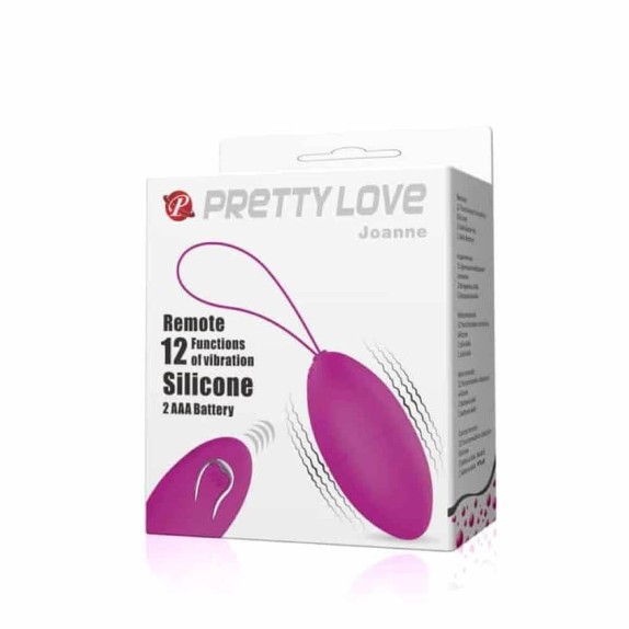 OVETTO VAGINALE VIBRANTE CON TELECOMANDO WIRELESS SEX TOY JOANNE