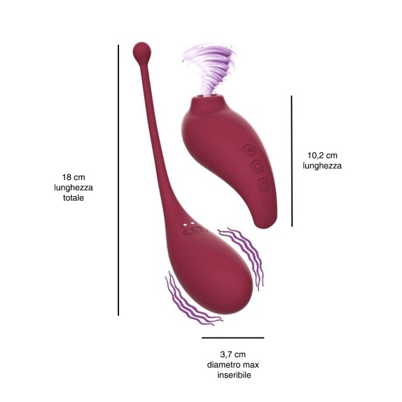 copy of KIT 2 SEX TOYS SUCCHIA ASPIRA CLITORIDE E OVETTO VAGINALE INSPIRATION