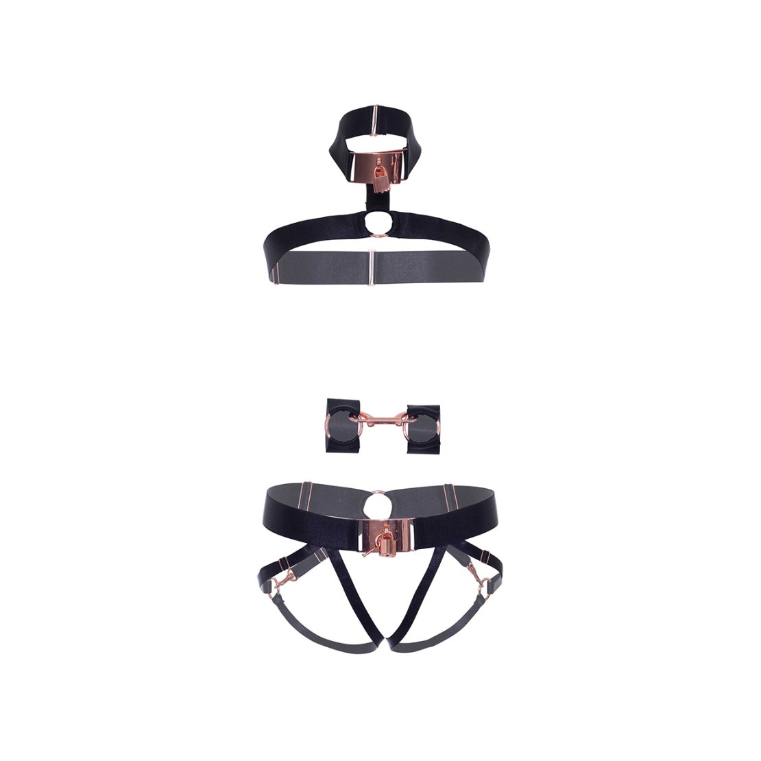 SET 3 PEZZI HARNESS SEXY DONNA SGANCIABILE...
