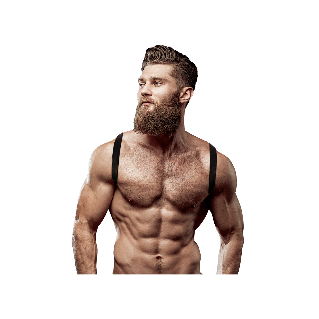 HARNESS SEXY PER UOMO IN PELLE VEGANA CON...