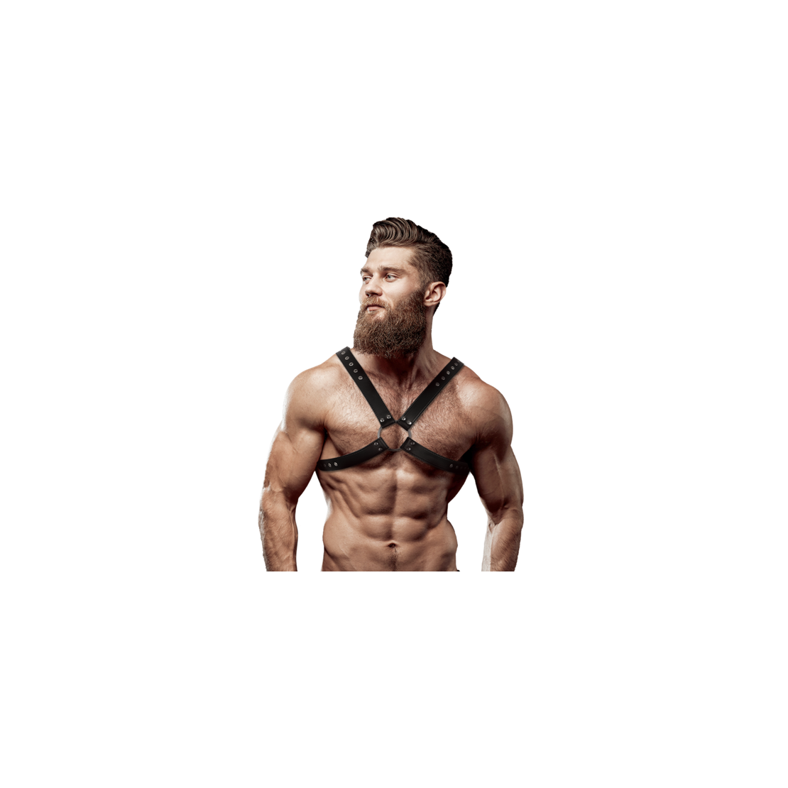 HARNESS SEXY UOMO IN PELLE VEGANA CON INCROCIO...