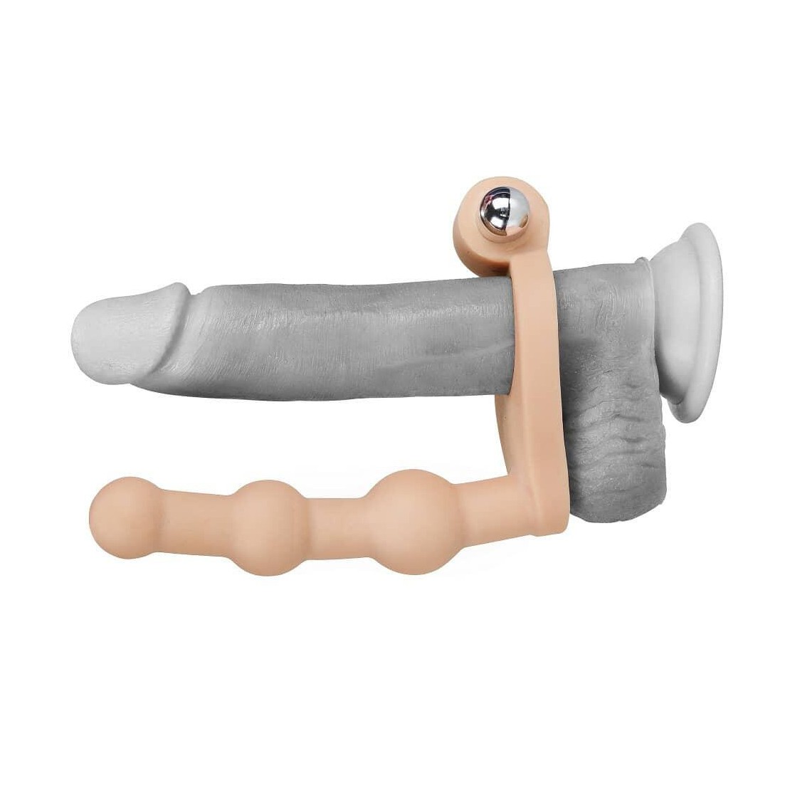 DILDO ANALE VIBRANTE DA INSERIRE SUL PENE PER...