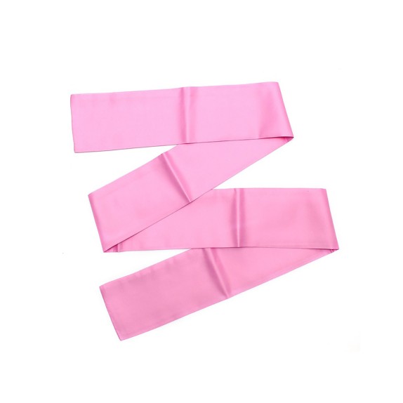 BENDA PER OCCHI ROSA SIMIL RASO PER GIOCHI DI COPPIA SEXY RIMBA