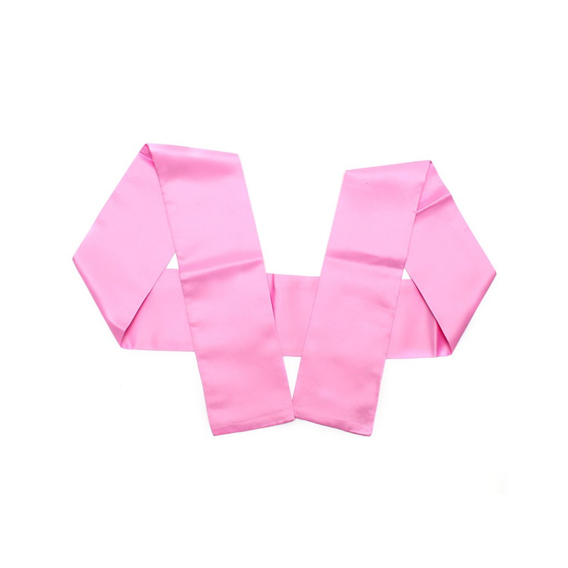 BENDA PER OCCHI ROSA EFFETTO RASO PER GIOCHI DI...