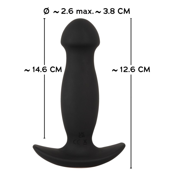 PLUG ANALE VIBRANTE CON PULSAZIONI RICARICABILE CON...