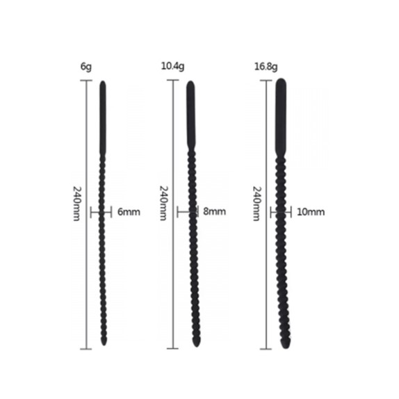 copy of SET SONDA URETRALE LUNGA IN SILICONE FILETTATA