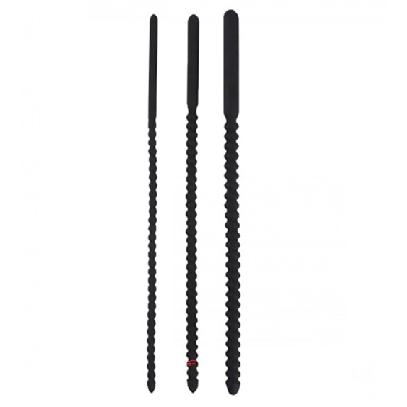 SET SONDA URETRALE LUNGA IN SILICONE FILETTATA DI KIOTOS