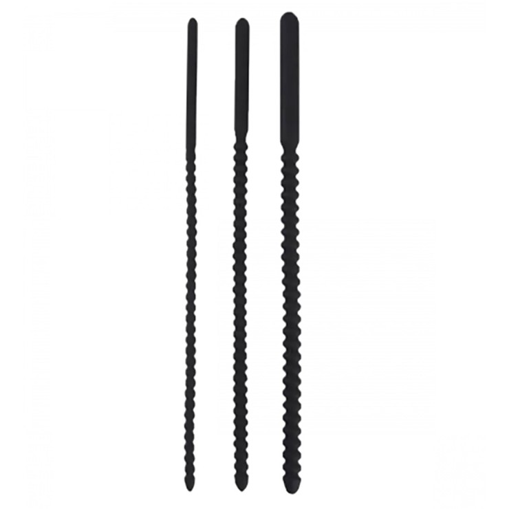 SET SONDA URETRALE LUNGA IN SILICONE FILETTATA DI KIOTOS 2