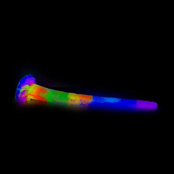 SPINA ANALE IN SILICONE COLORATA GLOW IN THE DARK KIOTOS MONSTAR