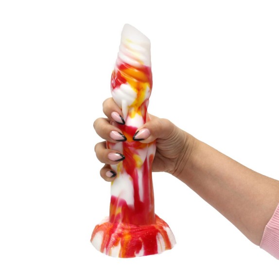 copy of DILDO COLORATO IN SILICONE CON AMPIA BASE 25,5 CM KIOTOS MONSTAR