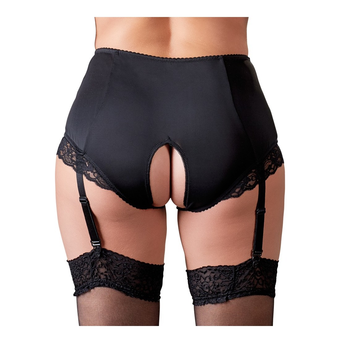 SLIP APERTI PER DONNA CON SEXY REGGICALZE...