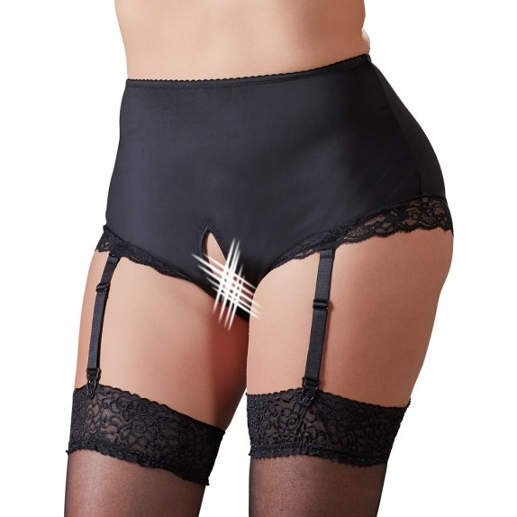 SLIP APERTI PER DONNA CON SEXY REGGICALZE TAGLIE GRANDI