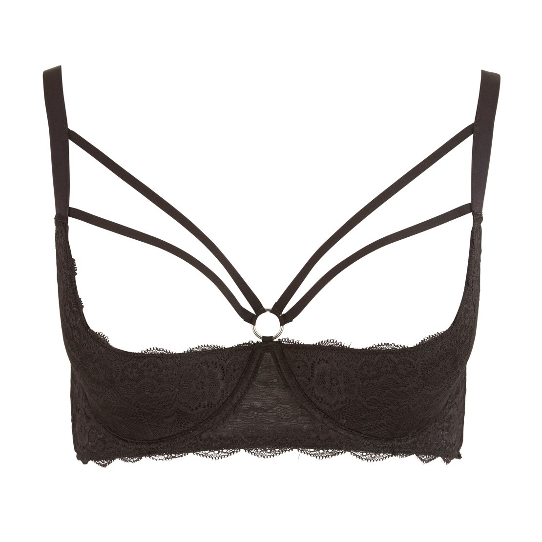REGGISENO SEXY APERTO IN PIZZO PER TAGLIE GRANDI