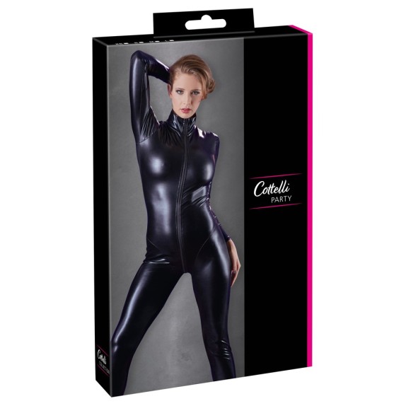TUTA CATSUIT SEXY LUCIDA CON ZIP FETISH PER DONNA SPANDEX