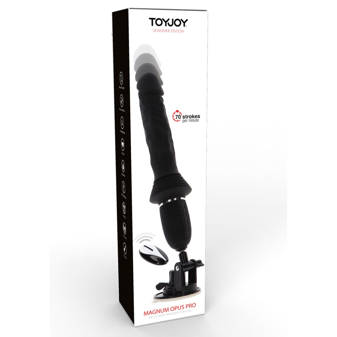 VIBRATORE SEXY A SPINTA SU E GIU' CON VENTOSA E...