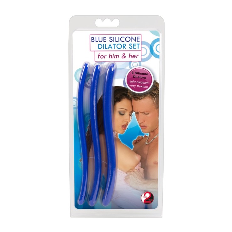 DILATATORI URETRALI SET 3 DIVERSE MISURE SILICONE
