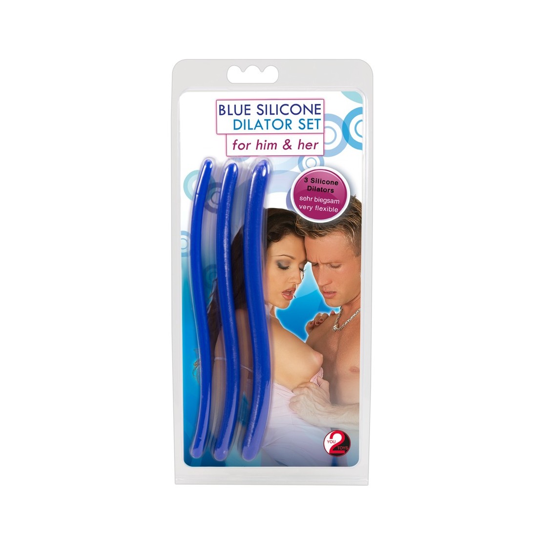DILATATORI URETRALI SET 3 DIVERSE MISURE SILICONE