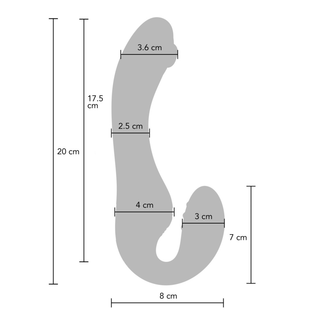STRAPLESS STRAP-ON SEXY PER DONNA CON...