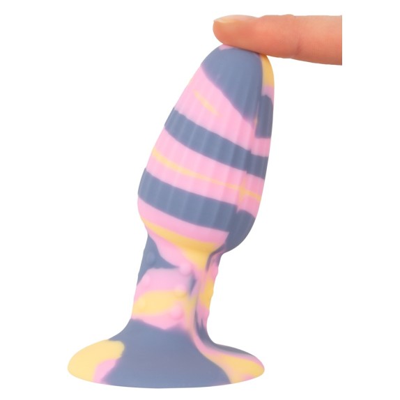 copy of PLUG ANALE TRICOLORE CON VENTOSA IN SILICONE YOU2TOYS