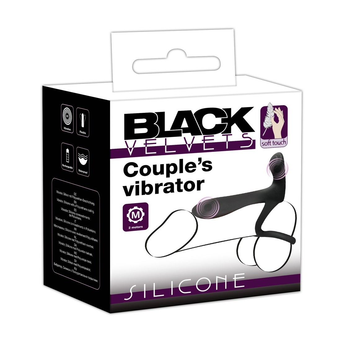 ANELLO VIBRANTE PER DOPPIA STIMOLAZIONE SEX TOY...