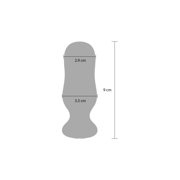 TAPPO ANALE VIBRANTE IN SILICONE SEX TOY THE EXQUISITE