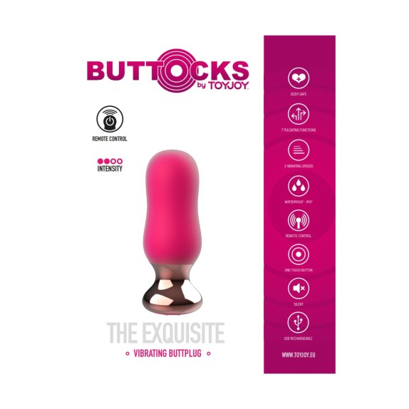 TAPPO ANALE VIBRANTE IN SILICONE SEX TOY THE EXQUISITE