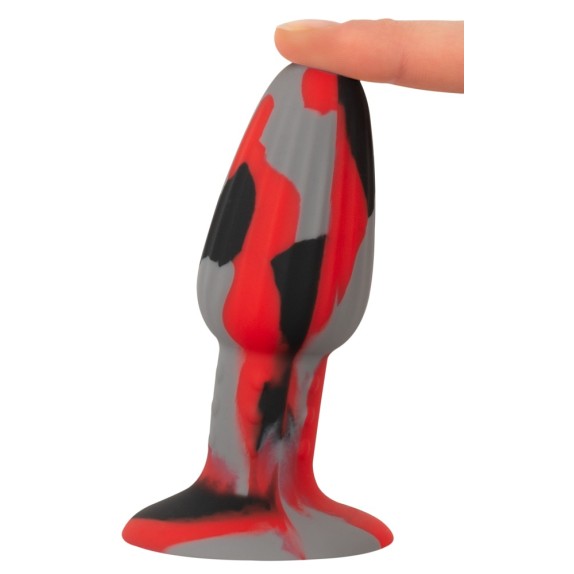 PLUG ANALE MULTICOLOR CON VENTOSA IN SILICONE ANOS