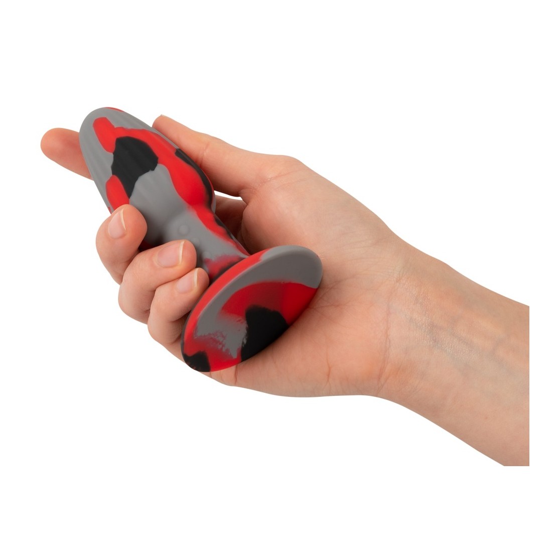 PLUG ANALE MULTICOLOR CON VENTOSA IN SILICONE ANOS