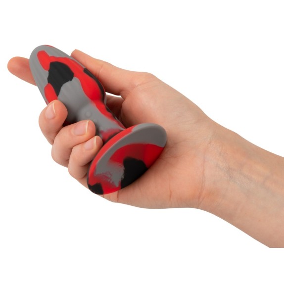 PLUG ANALE MULTICOLOR CON VENTOSA IN SILICONE ANOS