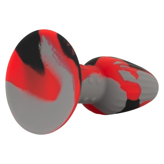 PLUG ANALE MULTICOLOR CON VENTOSA IN SILICONE ANOS