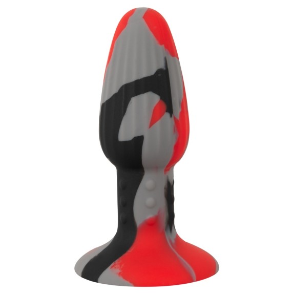PLUG ANALE MULTICOLOR CON VENTOSA IN SILICONE ANOS