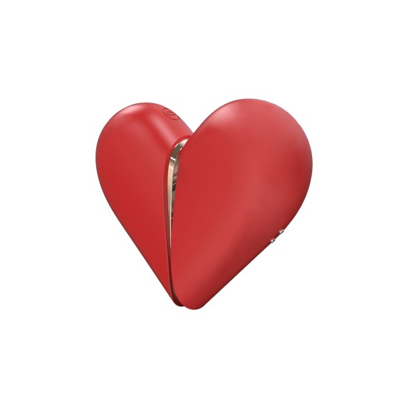 STIMOLATORE CLITORIDE & CAPEZZOLI 2 IN 1 VIBRA E LECCA A FORMA DI CUORE HEARTBREAKER