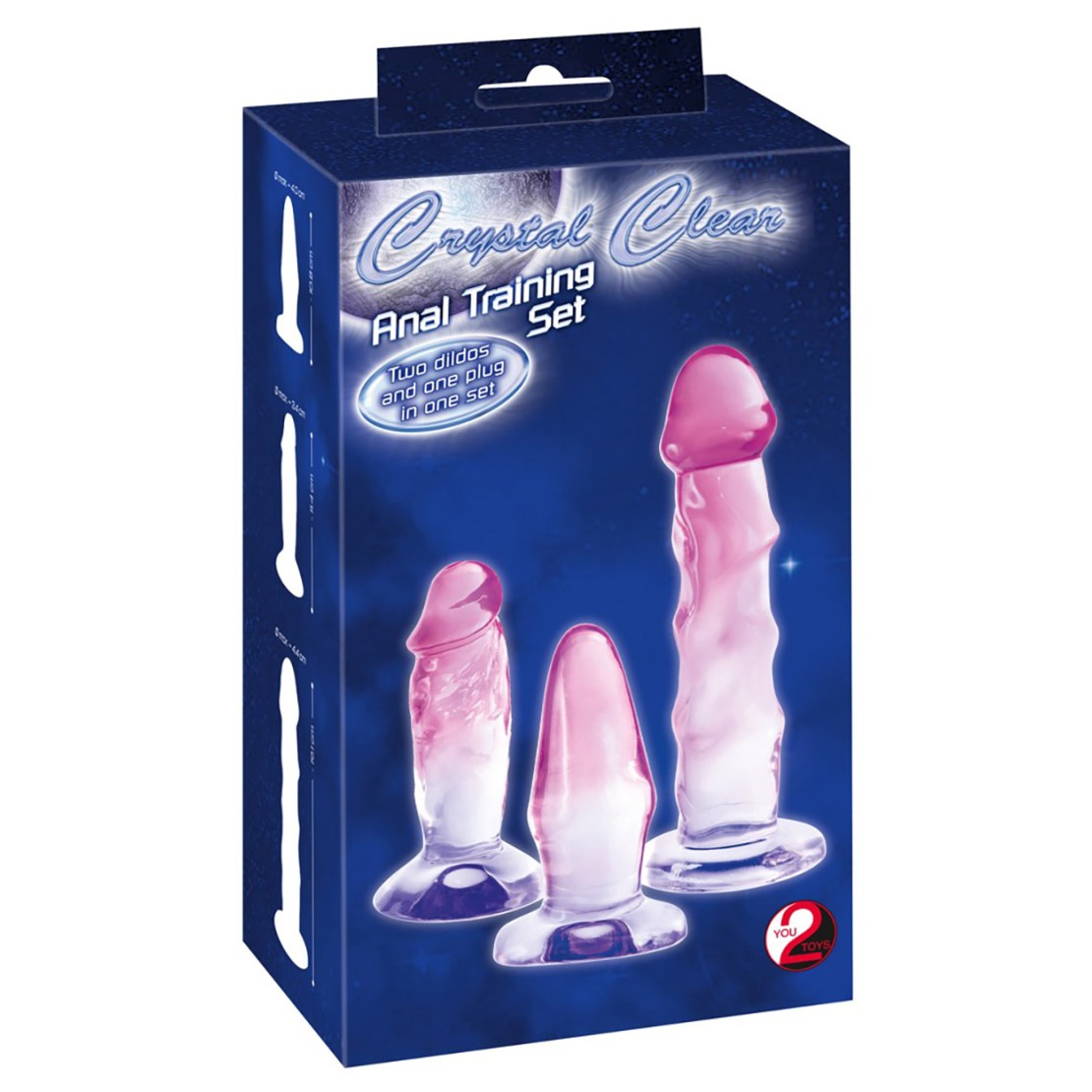 KIT FALLI TRASPARENTI SET 3 PEZZI CON VENTOSA E...