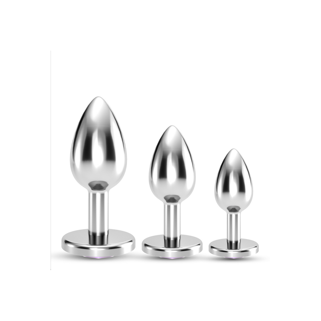 SET 3 PLUG ANALI GIOIELLO VARIE DIMENSIONI CON...