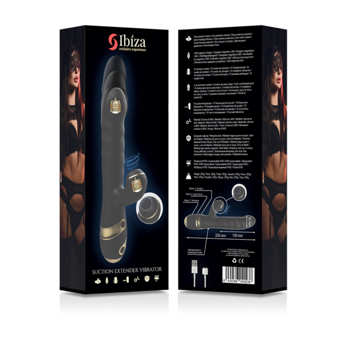 RABBIT SEX TOY DONNA CON SUZIONE CLITORIDE...