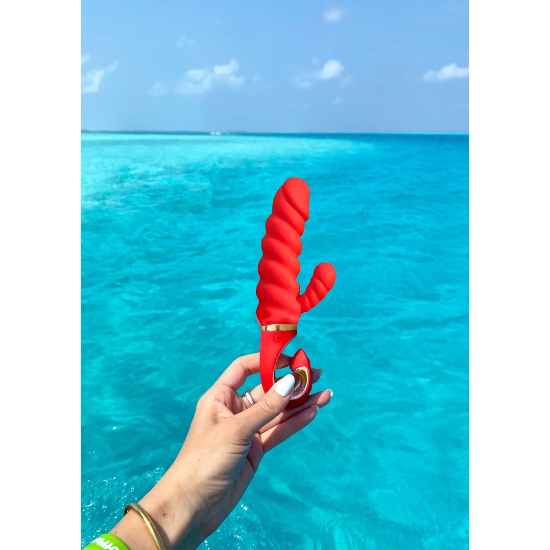 VIBRATORE RABBIT CON RILIEVI SEX TOY PER DONNA...