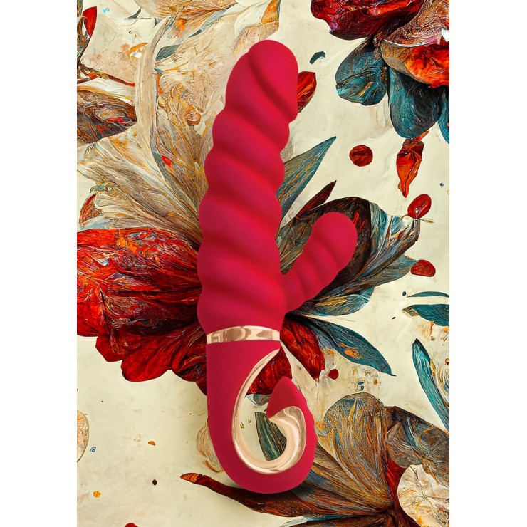 VIBRATORE RABBIT CON RILIEVI SEX TOY PER DONNA... 2